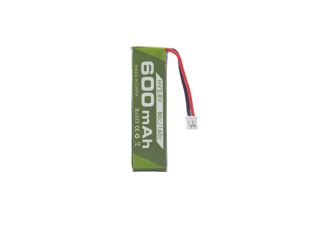 2 BUC 1S 3.8V 80C 600mAh Baterie Litiu cu Conector Plug JST PH-2.0 și Cablu de Încărcare USB pentru Drone RC Cinewhoop Tinyhawk Micro FPV Racing Car