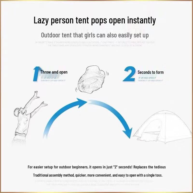 Automatic Pop-Up Outdoor Camping Tent