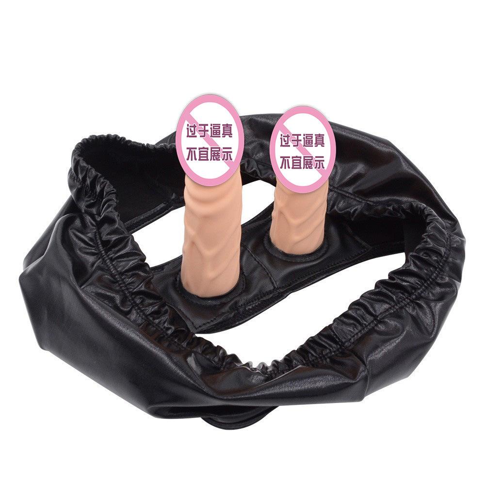 Sexy Wearable Fake Penis Underwear Women's Wearable Dildo Vibration Vibrator Female Masturbation Anus Toy
