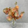 Silk Leaves Artificial Plant Multicolor Fake Plant Creative Faux Greenery Leaves  Desktop Ornament