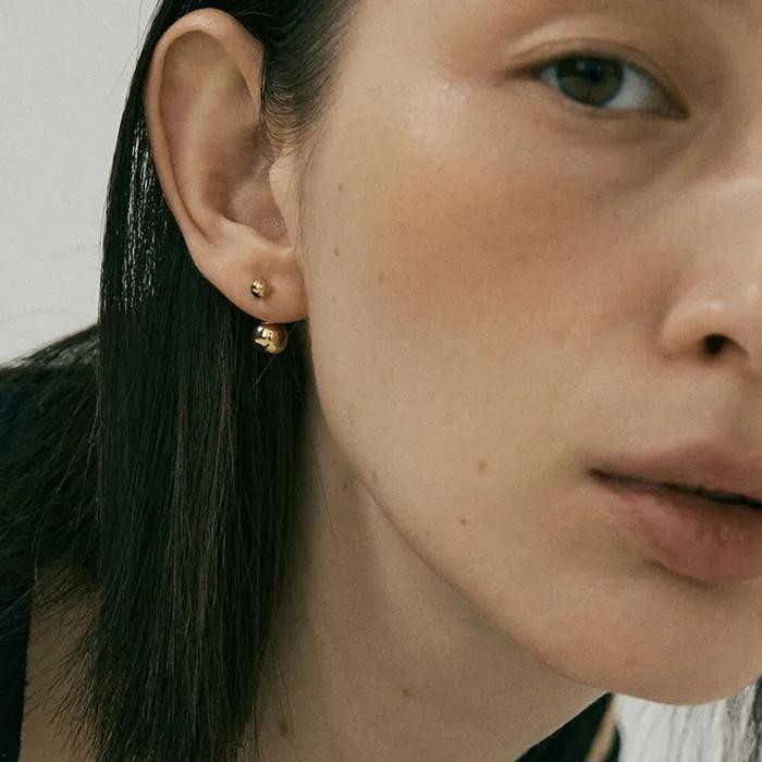 simple ball earring
