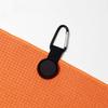 Magnetic Microfiber Golf Towel with Carabiner Quick Drying Absorbent Sports Towel Waffle Pattern Golf Club Ball Cleaning Cloth Golf Accessories Golfer