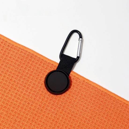 Magnetic Microfiber Golf Towel with Carabiner Quick Drying Absorbent Sports Towel Waffle Pattern Golf Club Ball Cleaning Cloth Golf Accessories Golfer