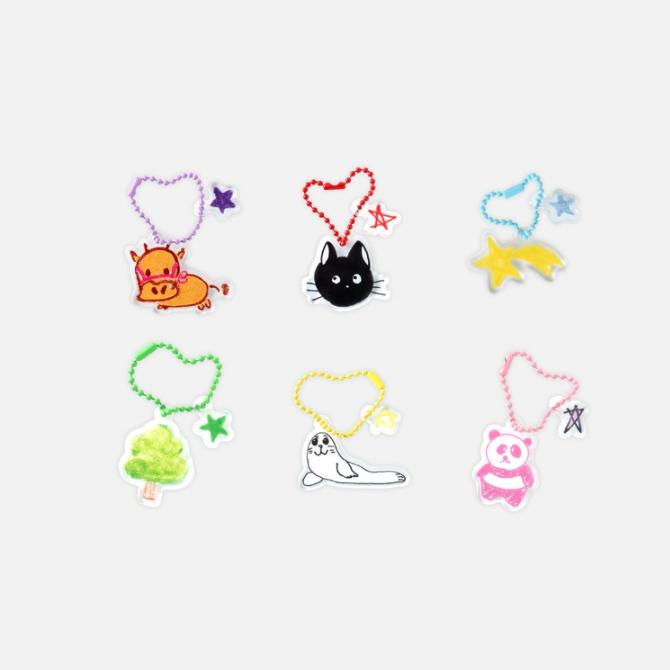 Vorbestellung NCT WISH Die 1. Fotoausstellung ONE SUMMER WISH Zufälliger Acryl-Schlüsselanhänger