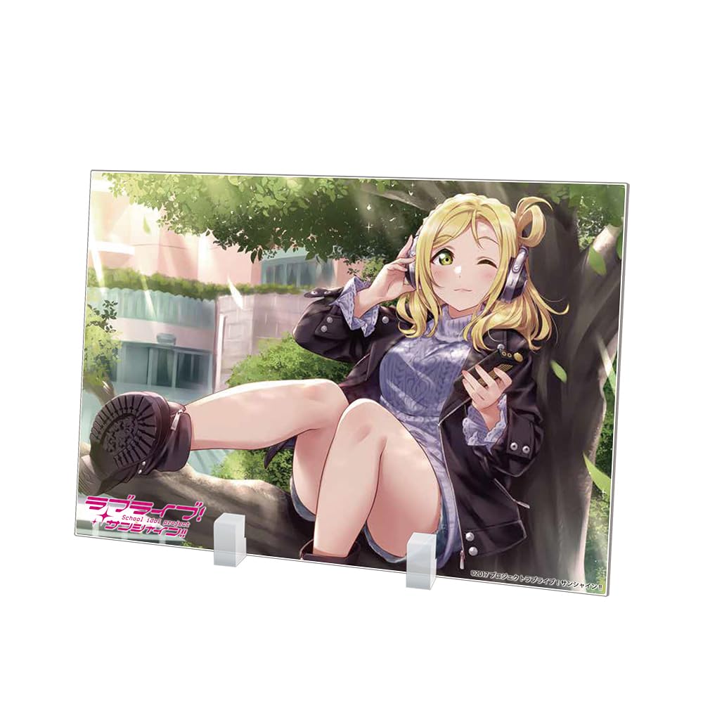 KADOKAWA Love Live Sunshine Acrylic Plate - Mari Ohara - Approx. W200 x H140mm - Acrylic