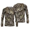 Spring and Autumn Round Neck 3D Camouflage Printed Top Fashionable Casual Vintage Long Sleeved Men's T-shirts
