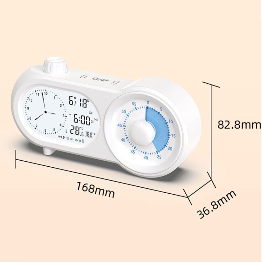 New Dual Screen Alarm Clock Multi Functional Visual Display Countdown Timer Table Clock Student Time Management