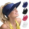 Empty Top Sun-Protection Cap Flexible Outdoor Sports Hat Women Beach Sun Hat Outdoor Sport