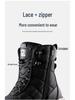 Men's Thickened Winter Snow Boots - Non-Slip, Plush, Warm, Casual Cotton Footwear