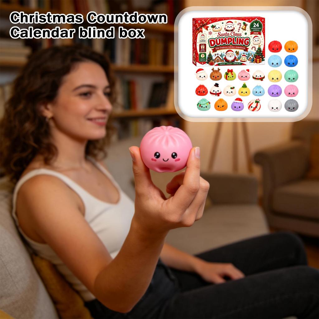 Christmas Countdown Calendar, Holiday Surprise Countdown Calendar Set