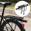 Easy to Install Rear Bike Rack | Lightweight Aluminum Alloy Frame, Sturdy Tubular metal