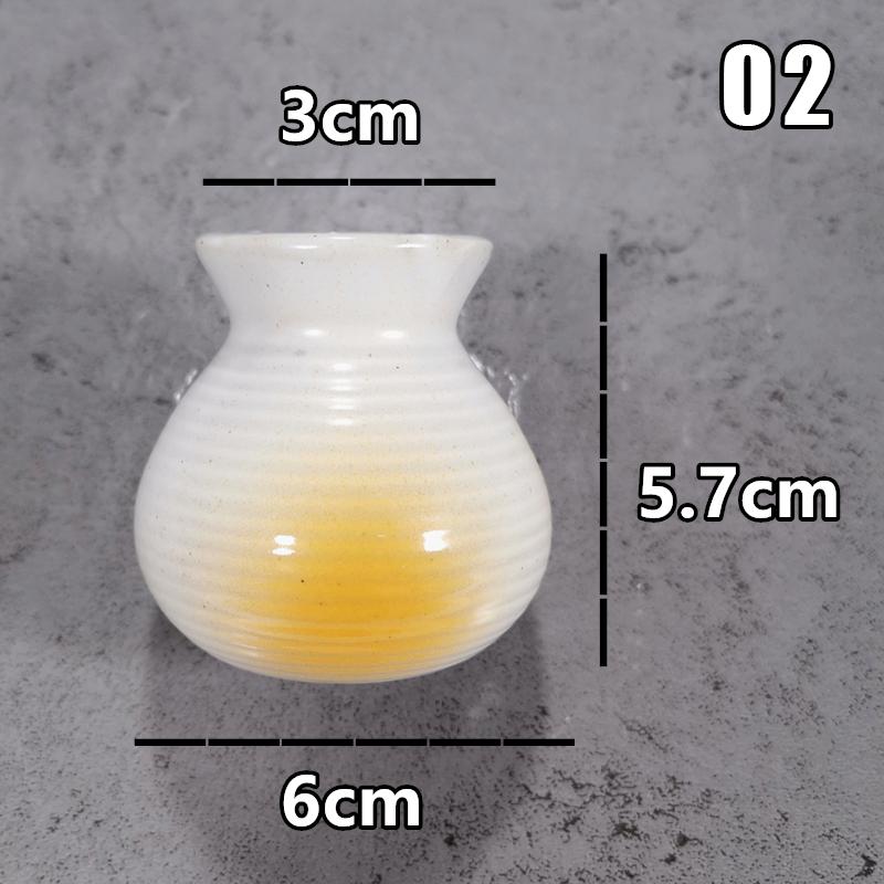 Sushi Shop Sashimi Plate Decor Small Bottle Dry Ice Barrel Ceramic Toothpick Holder Japanese Style Fruit Picks Container Jar Box