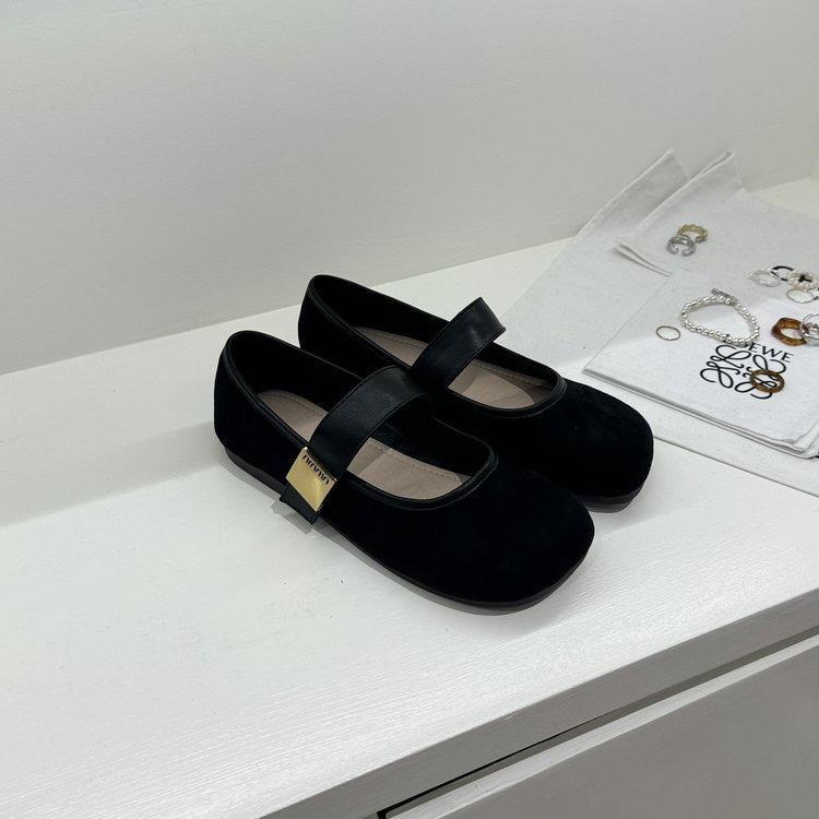 2025 new small single shoes show thin round head Mary Jane shoes versatile spring and summer soft sole word belt Korean women's shoes fashion