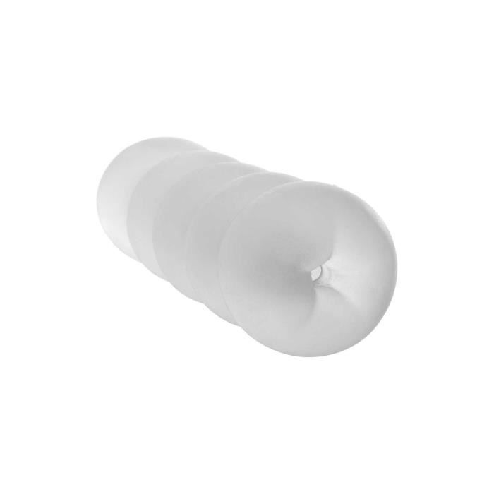 Masturbateur - Doc Johnson - Balls Deep Ass 9'' - Blanc - Silencieux - Texture Stimulante
