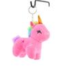 Portachiavi Peluche Pony Arcobaleno Unicorno Bambola Carina Portachiavi in Metallo per Auto Accessori da Appendere Regalo Promozionale Cotone PP Nuovo