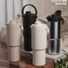 735ml Double-Drink Vacuum Insulated Stainless Steel Travel Mug With Straw Lid Tea Strainer Portable Car Cup Office