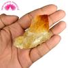Reiki Crystal Products Natural Citrine Crystal Points Citrine Raw Rough Healing Stones, Standard, Yellow