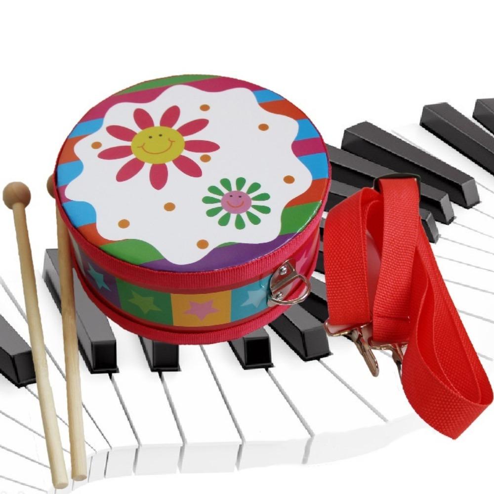 Animal Pattern Children's Drum Toy Double Sided Kids Hand Drum Musical Instrument Toy  Percussion