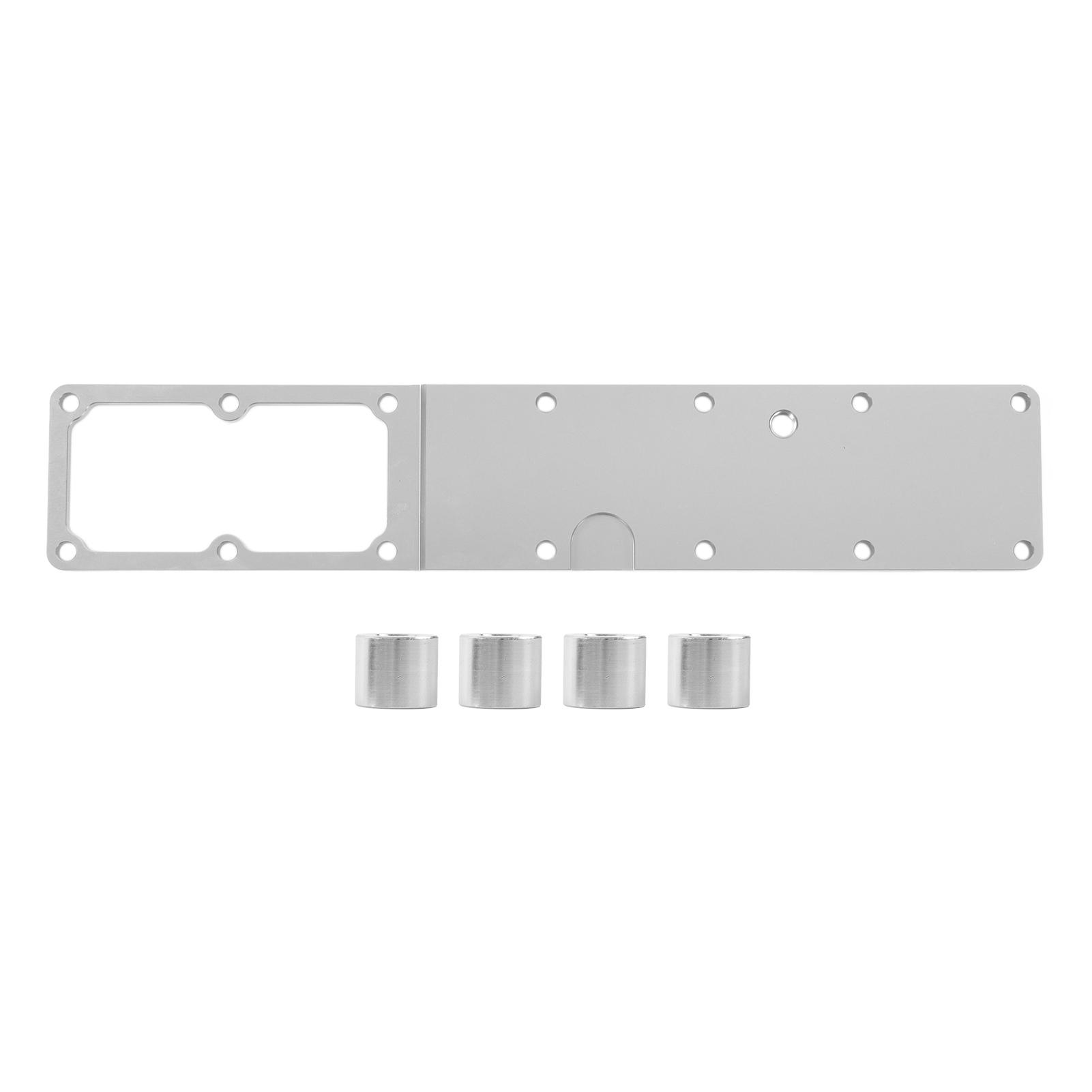 Intake Manifold Plenum Grid Heater Delete Plate Billet Aluminum Replacement for Dodge Cummins 6.7L 2500 3500 2008‑2017