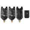 Fishing Bite Alarms Chain Alert   Set Digital Fishing Alarm Kit LED Alarm Indicator Alert Fishing   Fishing Tackle with Zippered Box