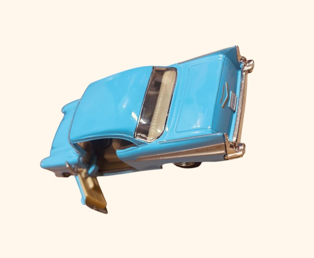 Kinsmart Chevrolet Bel Air Light Blue Scale Diecast Car KT5313LB (1957) 1/40