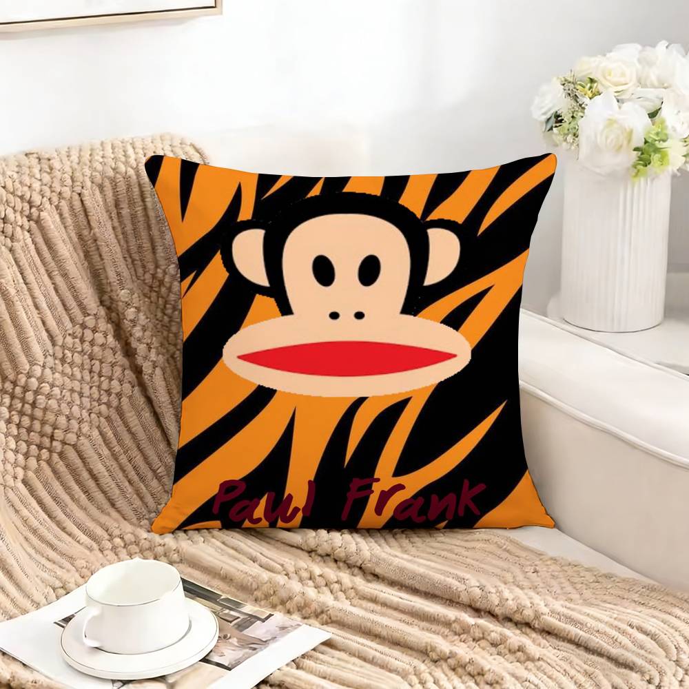 Bigmouth P-Paul  F-Frank-PF Pillow Case Square Double-Sided Sofa Cushion Cover Bedroom Bedside Pillow