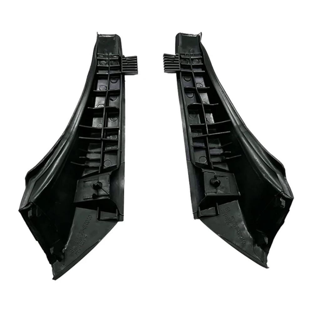 Pair Front Wiper Side Cowl Extension Cover Trim For Toyota RAV4 2013-2018 LH &RH