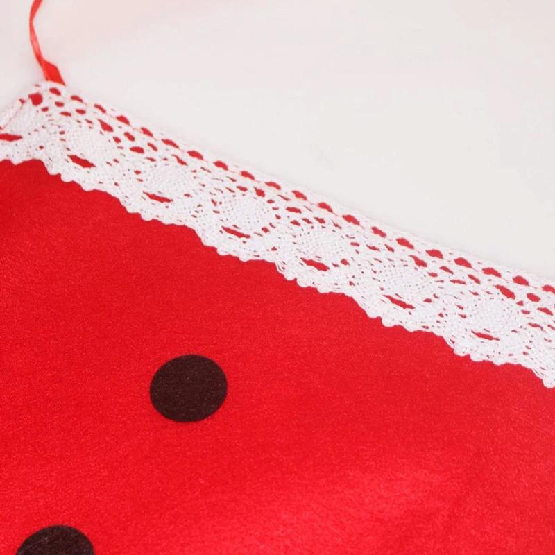 Christmas Apron Father Christmas Apron Men's and Women's Home Kitchen Cooking Baking Greaseproof Apron Christmas Decoration