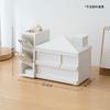 Small House Pen Holder Creative Storage Box Large Capacity Marker Pen Storage Oblique Pen Holder