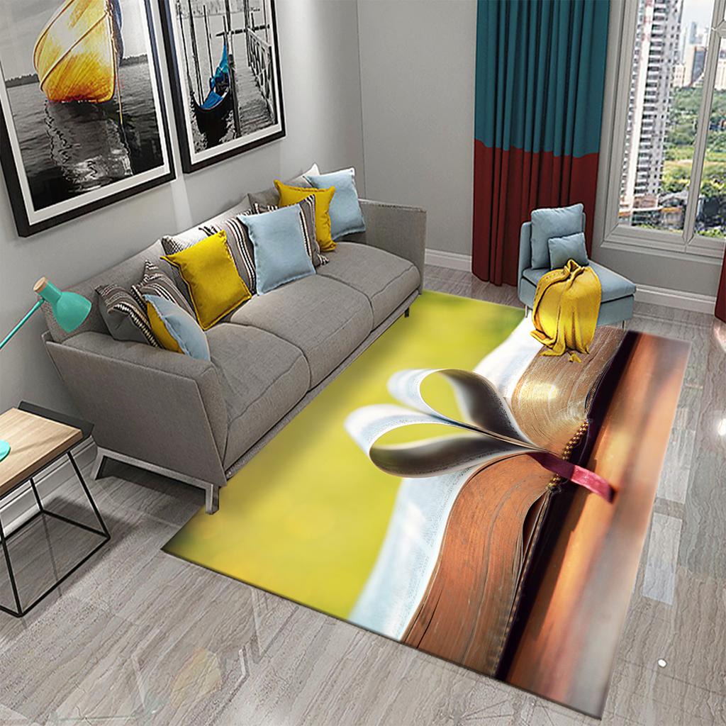 Romantic Love Heart Carpet Valentine's Day Rug Bathroom Anti Slip Floor Mat Living Room Bedroom Entrance Doormat Decor Carpet