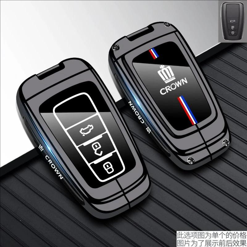 Car Key Cover For Toyota Hilux 2024 Yaris Corolla 2023 Rav4 2021 CHR Revo Auris Innova Highlander Venza Fortune Key Holder WI2