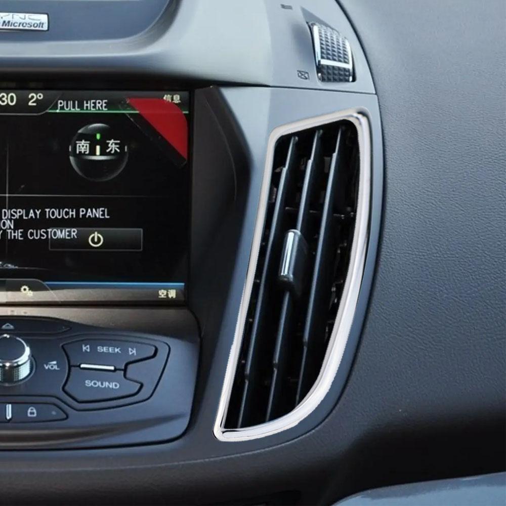 Pentru Ford Kuga Escape 2013 - 2019 Autocolant Ventilație Aer Condiționat Față Navigație Priză AC Capac Ornament Accesorii Interior Mașină