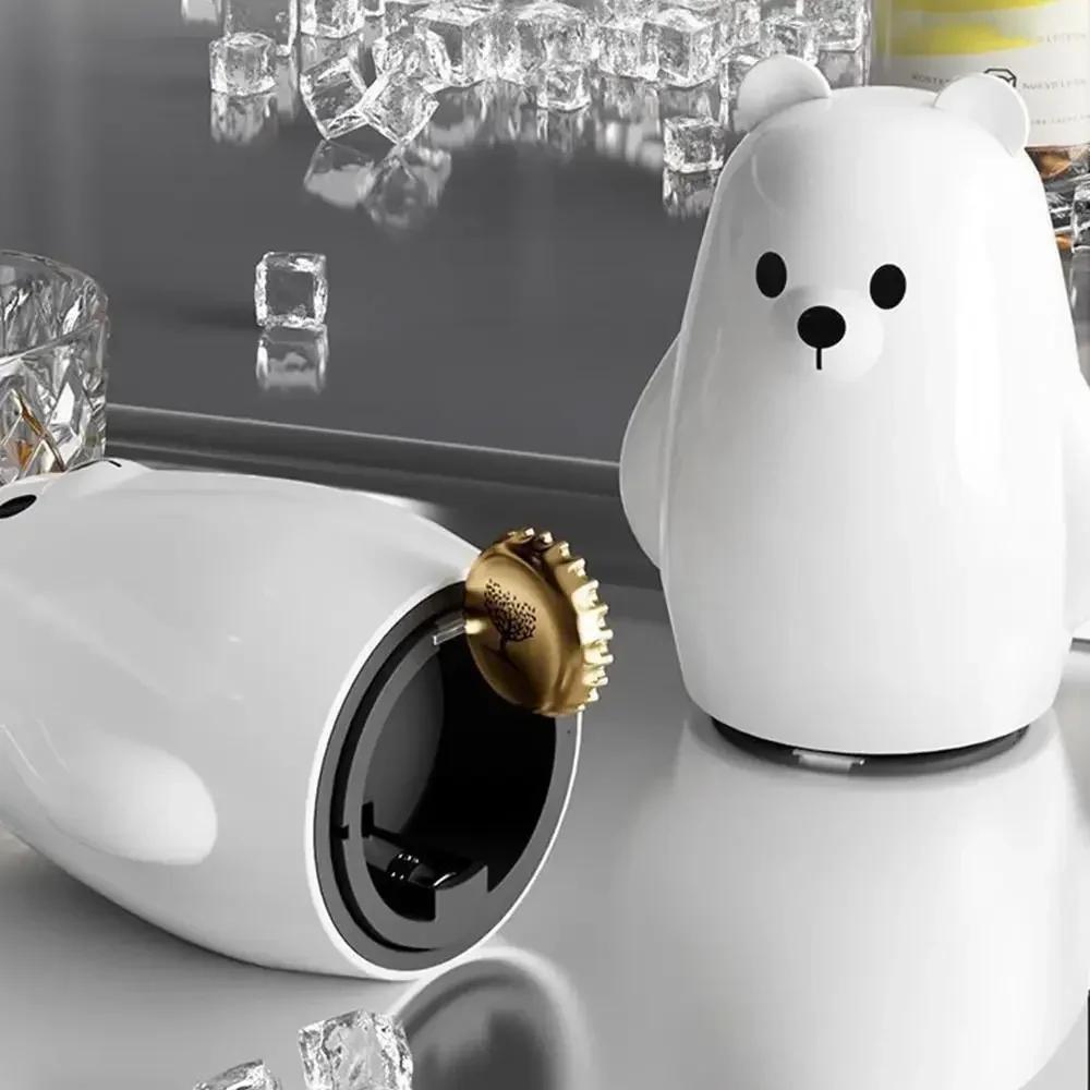 Cartoon Polar Bear Press Type Bottle Opener Household Creative Easy Open Tool Portable Beer Soda Can Opener