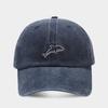 Outdoor Sunscreen Women Denim Baseball Caps For Men Vintage Distressed Dad Hats Dolphin Embroidery Trucker Cap