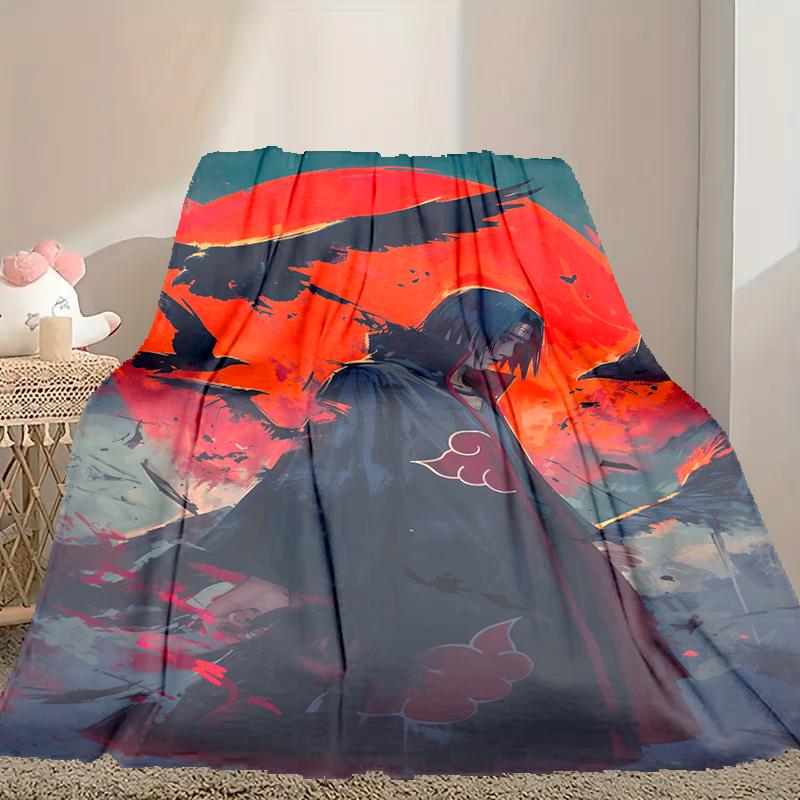 1pc Easy-Care Naruto Blanket, Perfect for Couch, Bed, Home, Travel & More, Warm & Durable Printed Blanket
