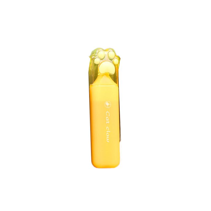 1/6Pcs Kawaii Cat Claw Pastel Color Highlighters Drawing Graffiti Art Markers Fluorescent Pen Cute Stationery School Supplies