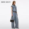 MISS SIXTY Women's 2026 Spring Lyocell Denim Jumpsuit