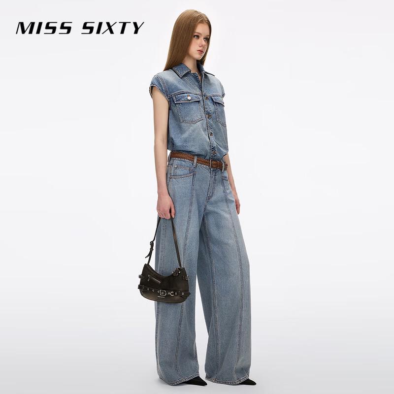 MISS SIXTY Women's 2026 Spring Lyocell Denim Jumpsuit