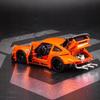 FG Model 1: 64 Porsche RWB 930 Widebody Modified Metallic Orange Alloy Full Open Die Casting Car Model Collection Gift