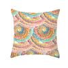 Home Decoration Geometric Space Printed Pillow Cover Colorful and Bright Sofa Cushion Cover
