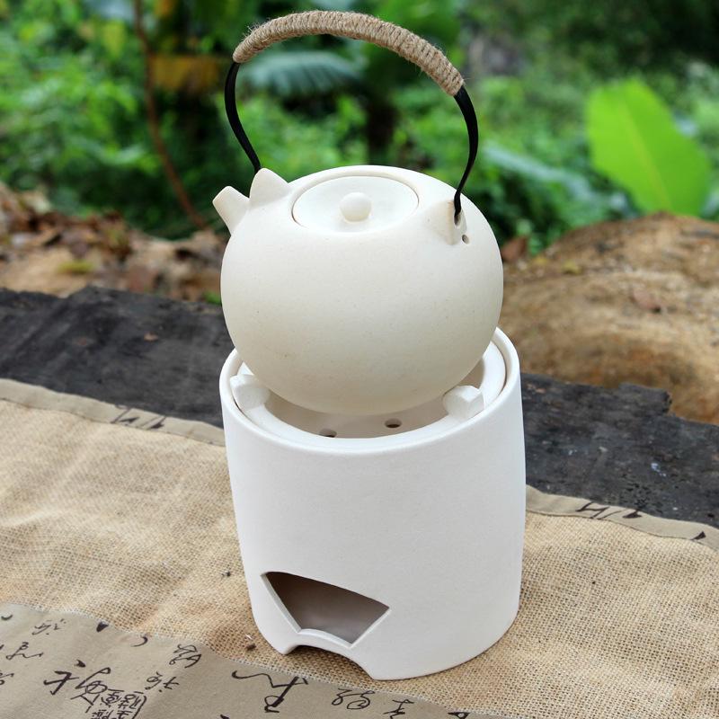 White Clay Gongfu Tea Brewing Stove Kettle