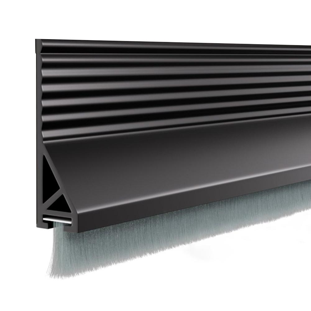 1PCS 100CM Draft Excluder Door Seal With Brush Floor Seal Door Brush Cover Strips Draught Excluder Door Stop Self-adhesive Strip