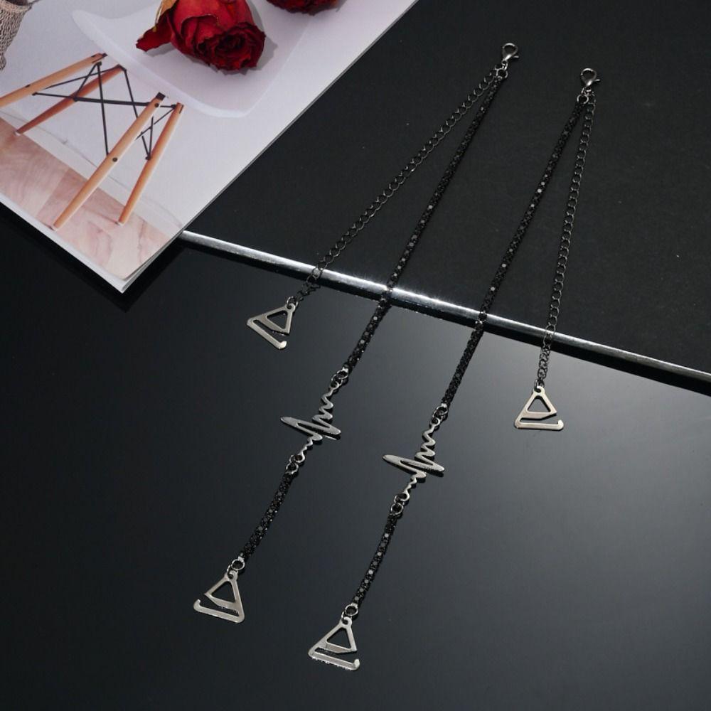 Non-Slip Rhinestone Bra Straps Sexy Off-the-shoulder Adjustable Bra Shoulder Belts Removable Decorative Underwear Shoulder Strap