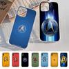 S-Star T-Trek For IPhone 11 12 13 14 15 16 17 Pro Max Plus Air Transparent Clear Shockproof Case