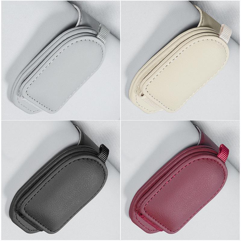 Multifunctional Magnetic Car Sun Visor Clip for Glasses, Sunglasses, and Documents