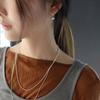 [ Modernlike / Headquarters Authentic ] Silver 925 Gray Pearl Earrings