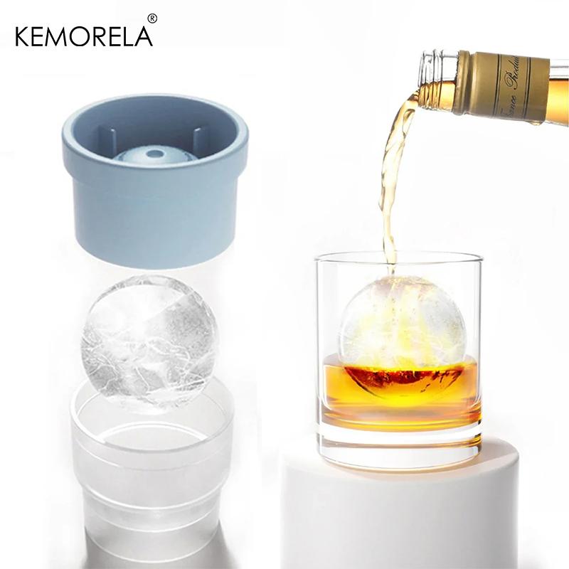 1/3PCS Silicone Ice Cube Maker Large Ball Shape Mold Food Grade Round Tray Bar Cool Gadgets Kitchen Accessories Making Mould