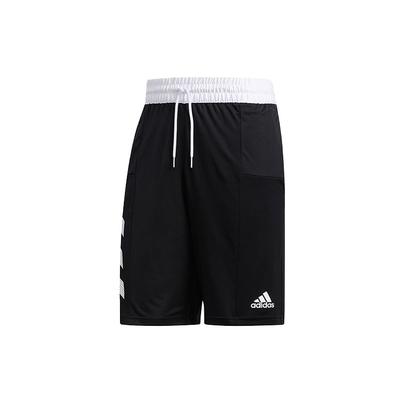 Calções Respiráveis de Corte Reto com Cordão Masculino Calções Preto DX6656