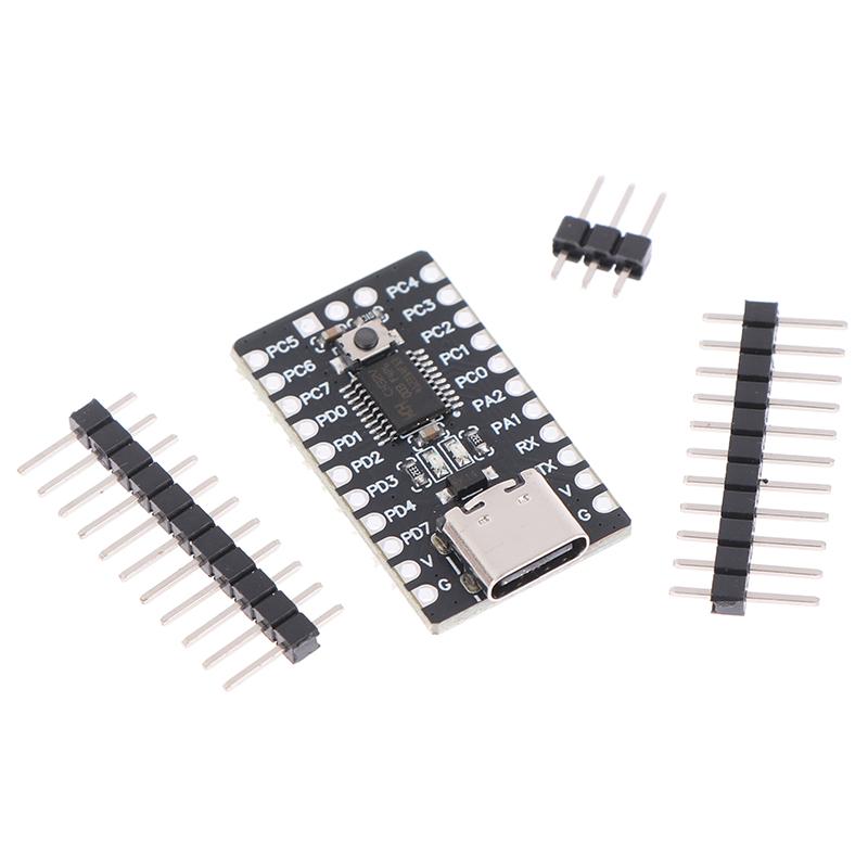 1/3/5Pcs Ch32V003 Development Board Black Board Minimum System Board Core Board Risc-V Ch32V003F4P6 Microcontroller Module