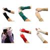 Elbow Arm Sleeves Slouchy Y2K Warm Gloves for Women Girl Casual Hand Warmers